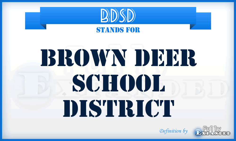 BDSD - Brown Deer School District