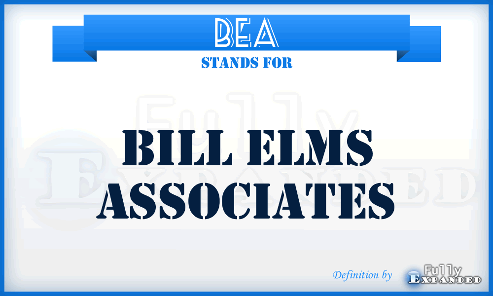 BEA - Bill Elms Associates