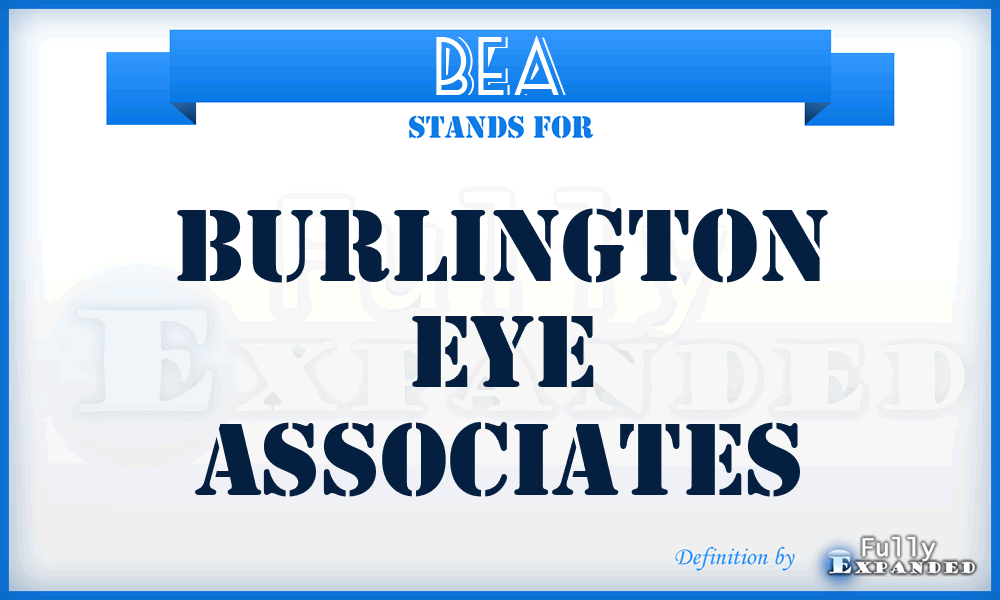 BEA - Burlington Eye Associates