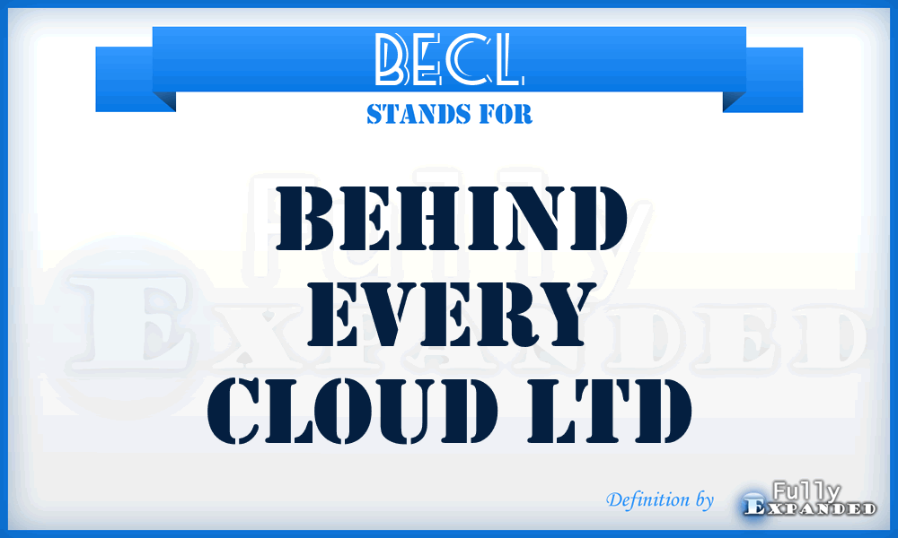 BECL - Behind Every Cloud Ltd