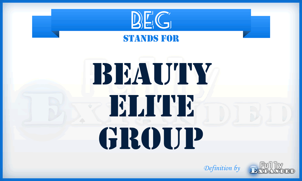 BEG - Beauty Elite Group