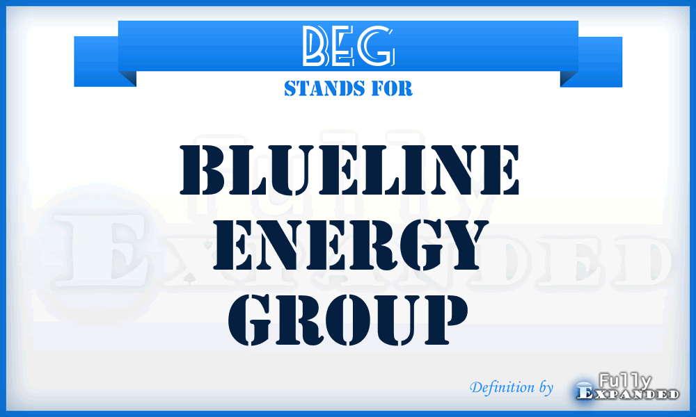 BEG - Blueline Energy Group