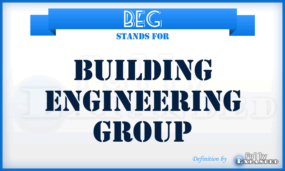 BEG - Building Engineering Group