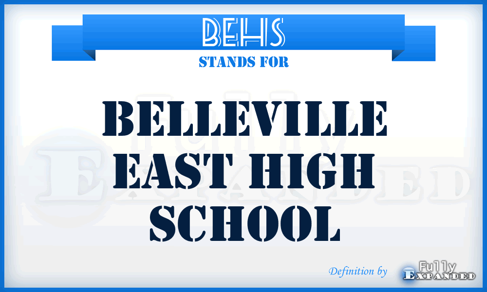 BEHS - Belleville East High School