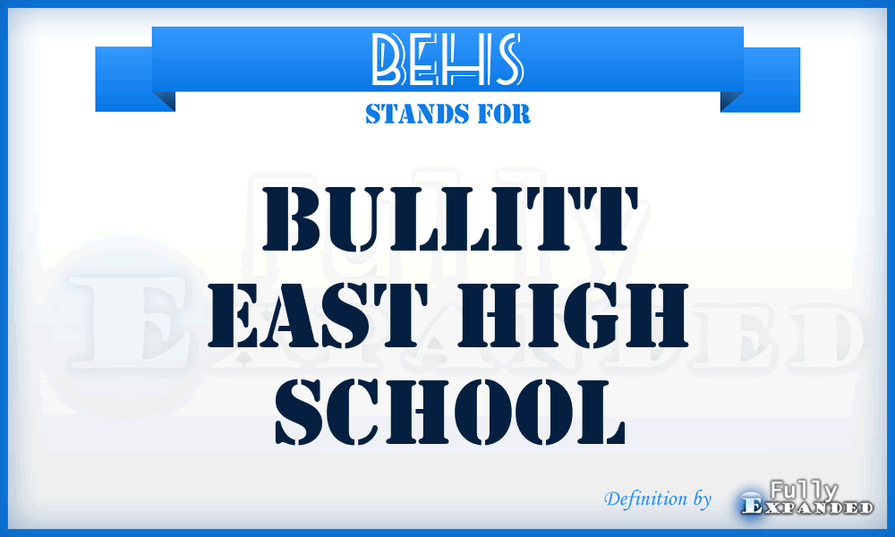 BEHS - Bullitt East High School