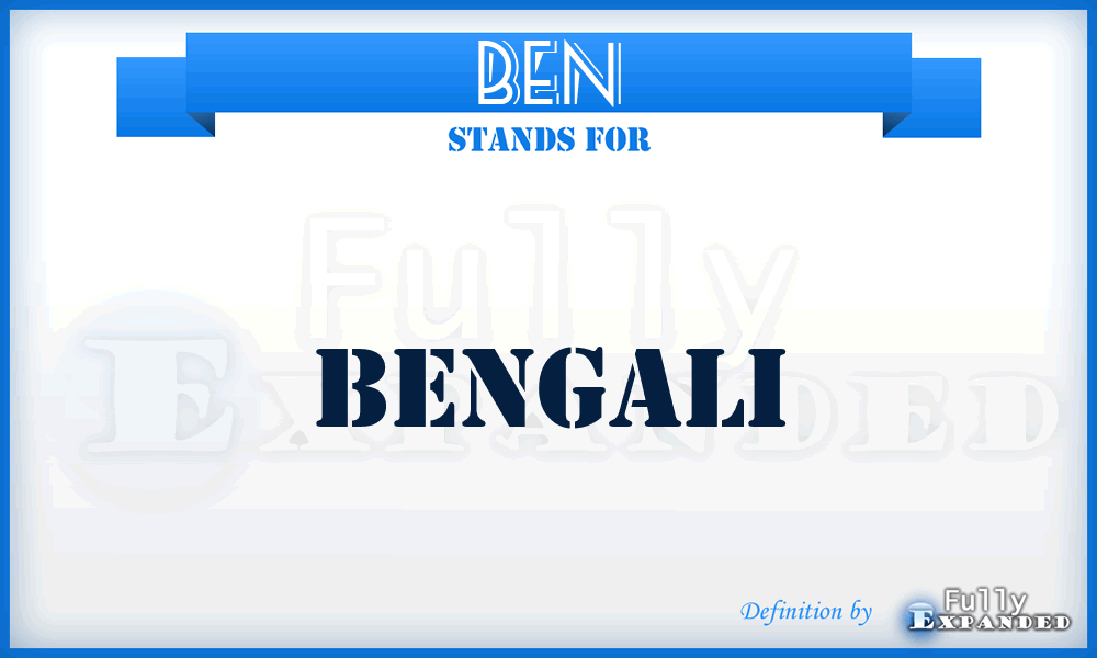 BEN - Bengali