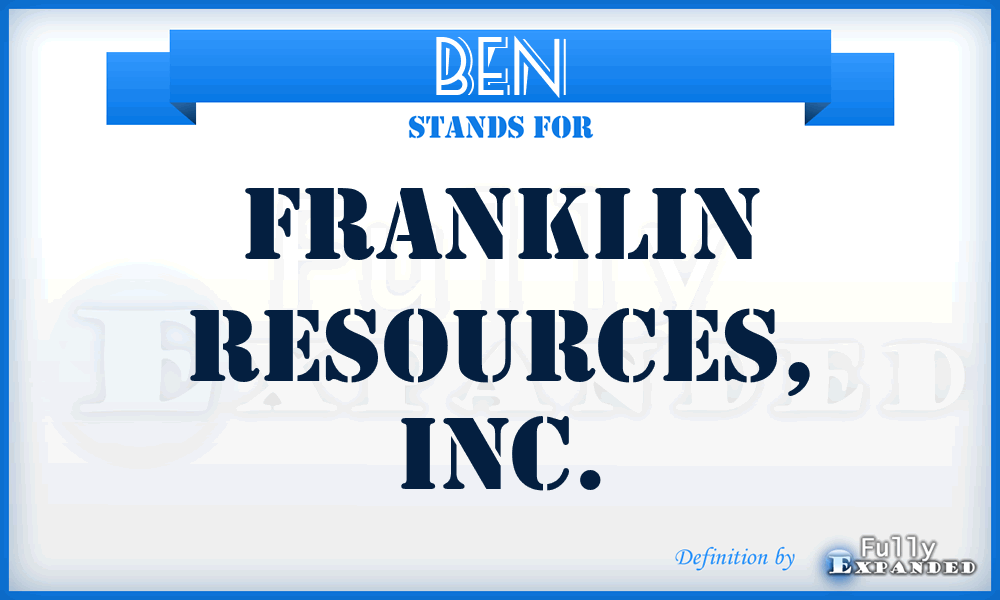 BEN - Franklin Resources, Inc.