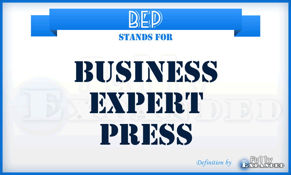 BEP - Business Expert Press