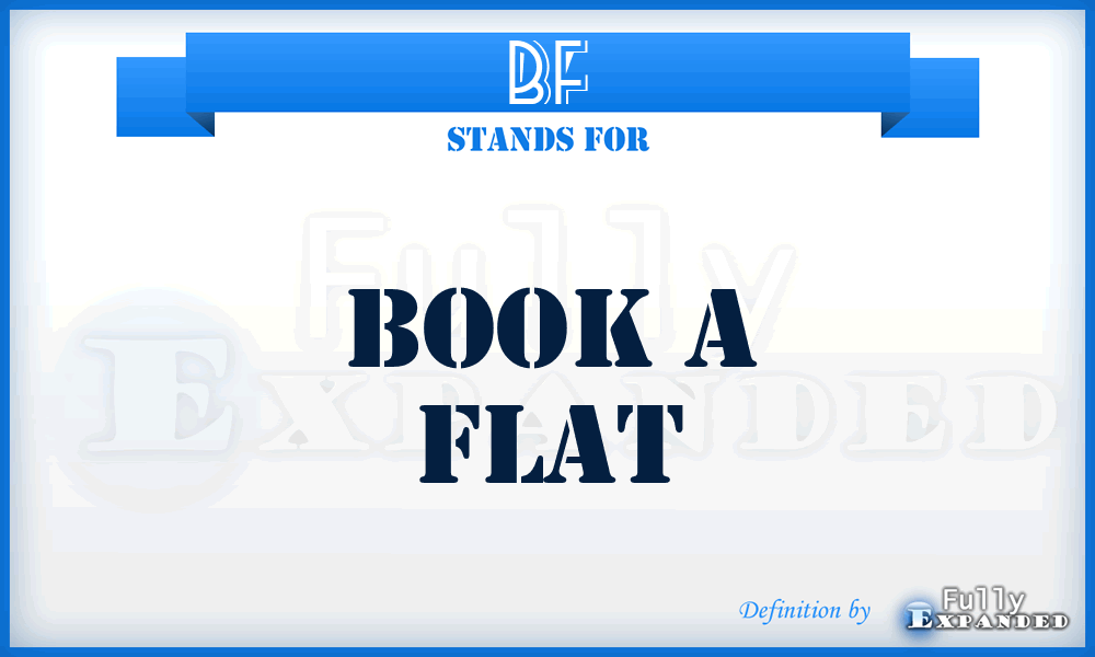 BF - Book a Flat