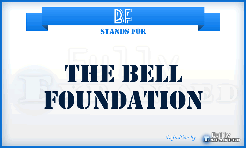 BF - The Bell Foundation