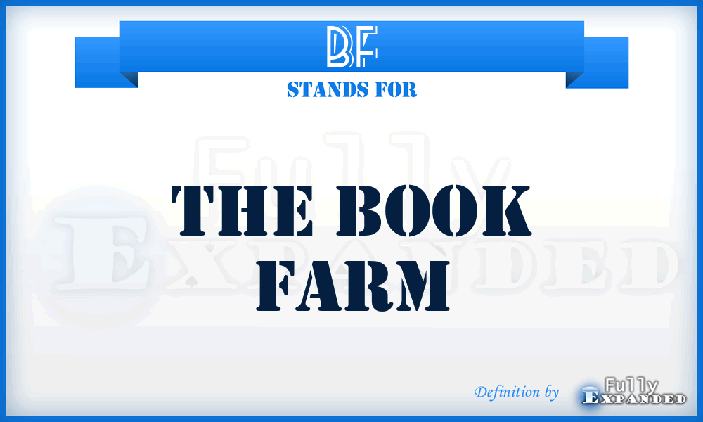 BF - The Book Farm