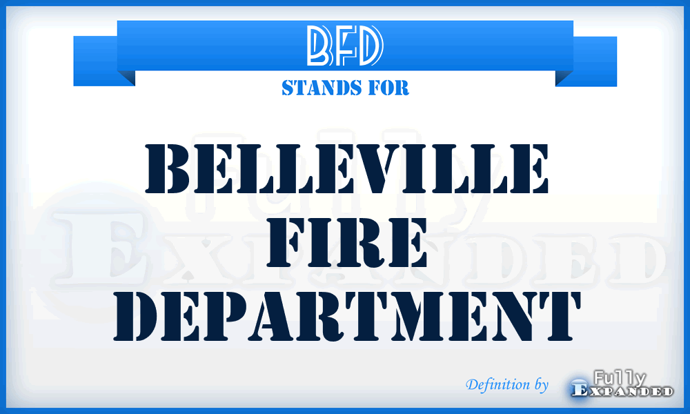 BFD - Belleville Fire Department