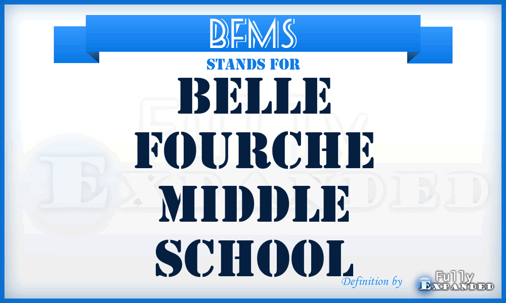 BFMS - Belle Fourche Middle School