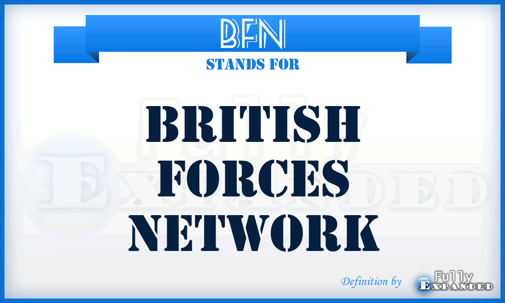 BFN - British Forces Network