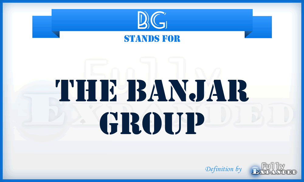 BG - The Banjar Group