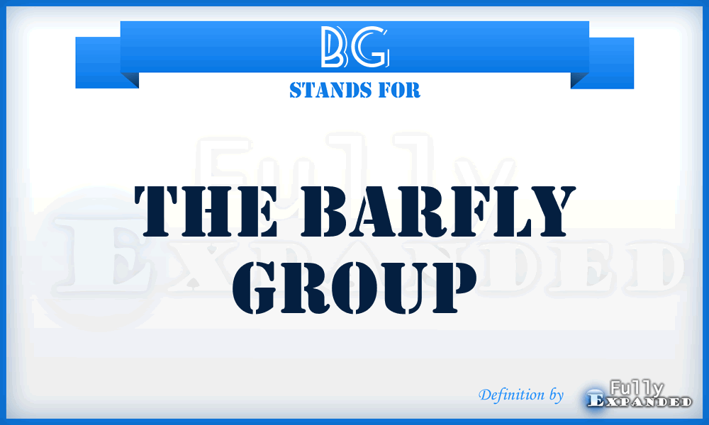 BG - The Barfly Group