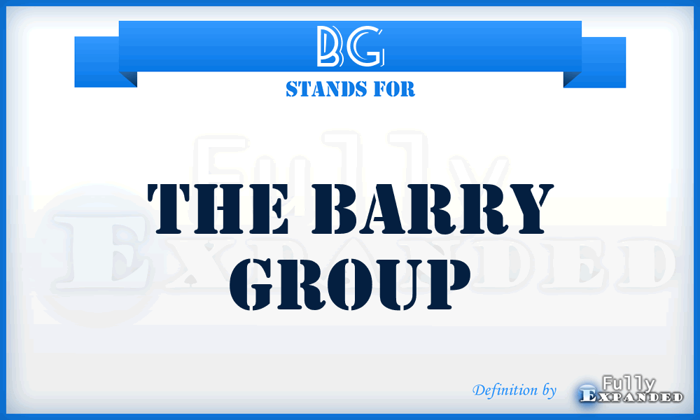 BG - The Barry Group