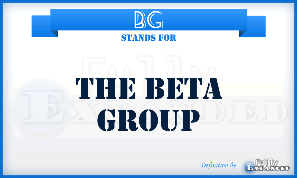 BG - The Beta Group