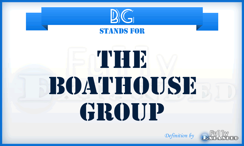 BG - The Boathouse Group