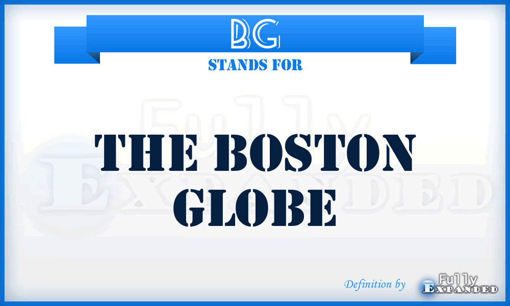 BG - The Boston Globe