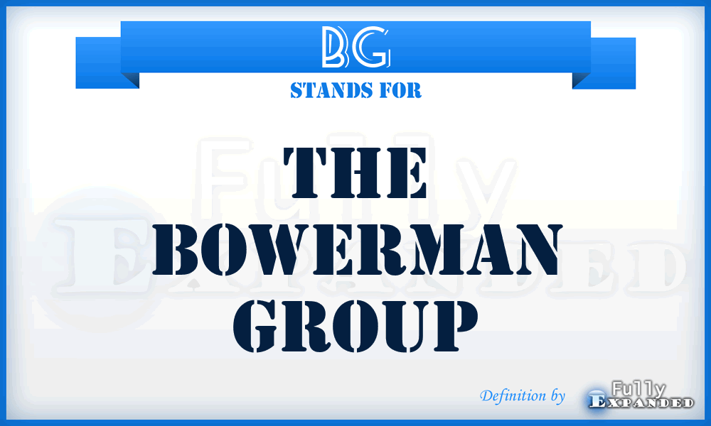 BG - The Bowerman Group