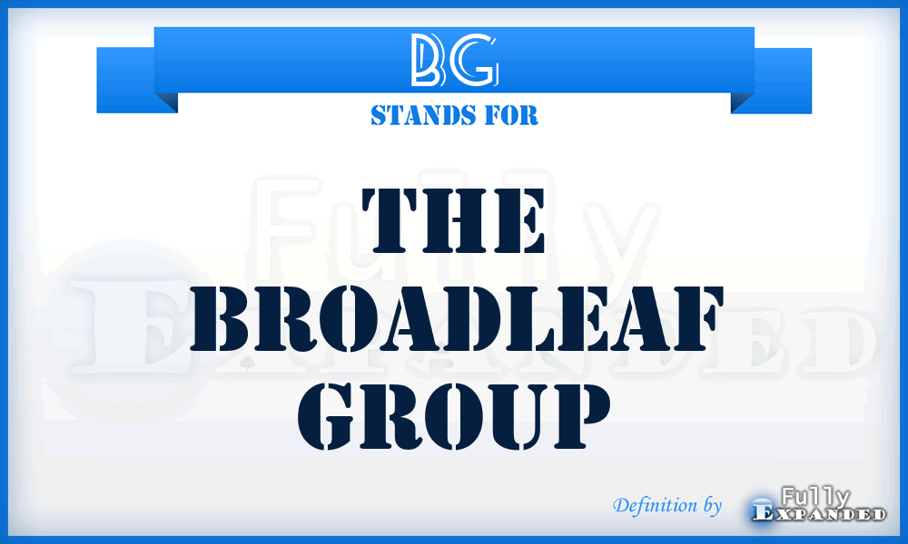 BG - The Broadleaf Group