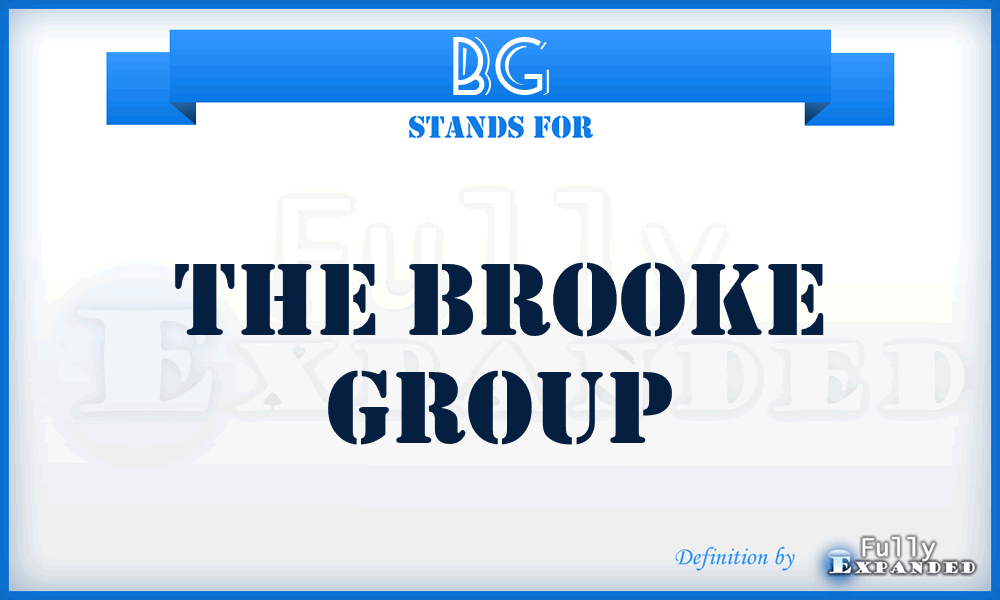 BG - The Brooke Group
