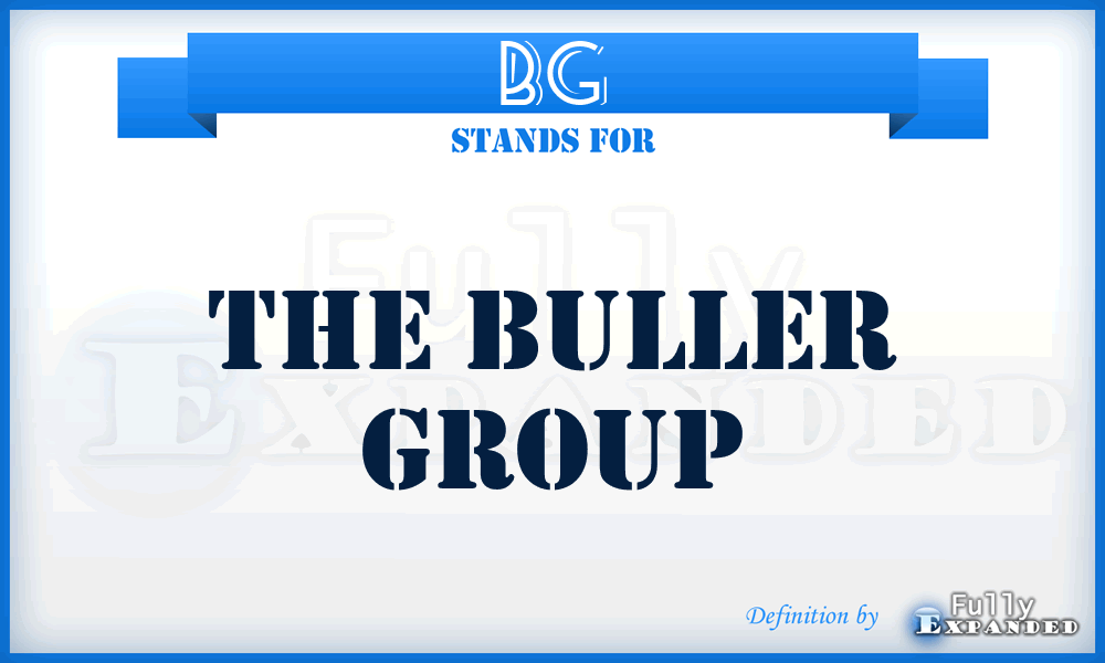 BG - The Buller Group