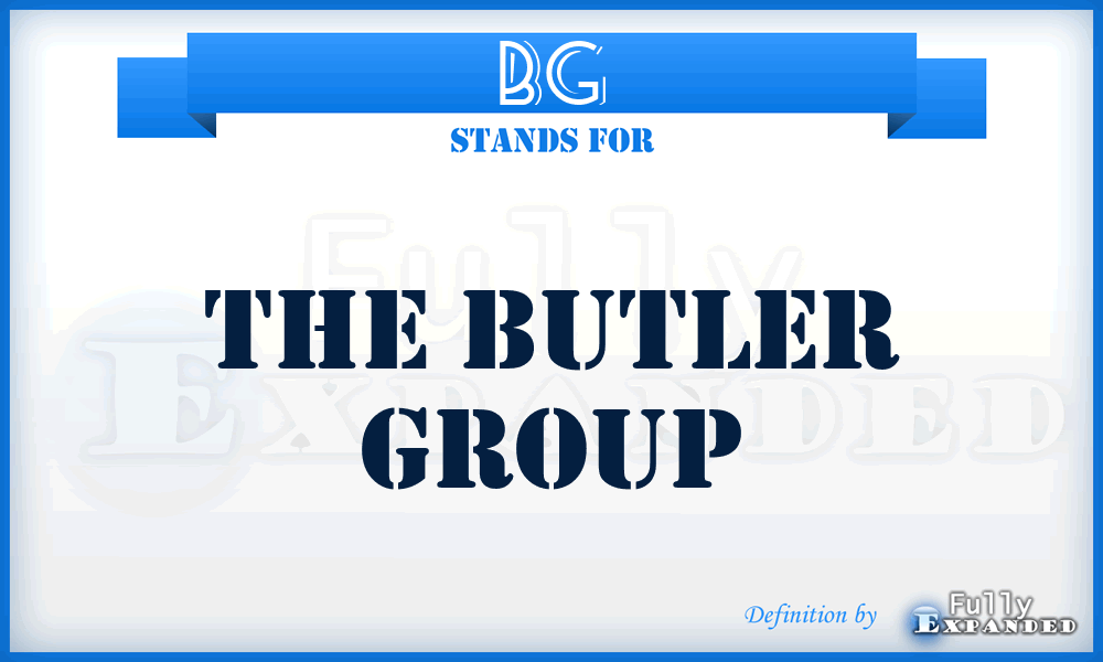 BG - The Butler Group
