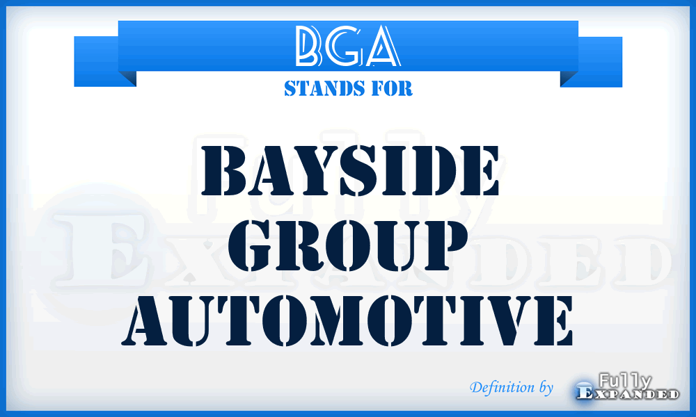 BGA - Bayside Group Automotive