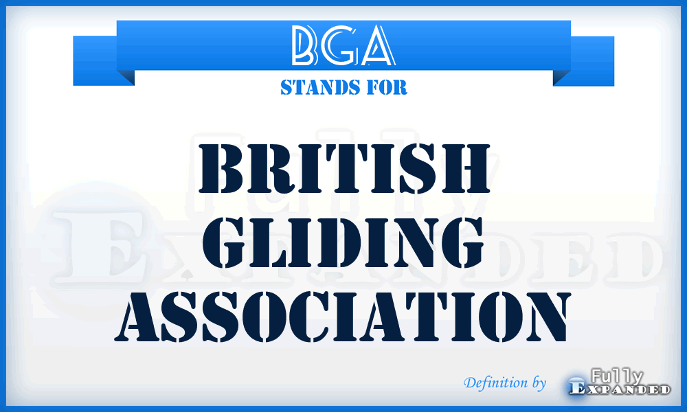 BGA - British Gliding Association