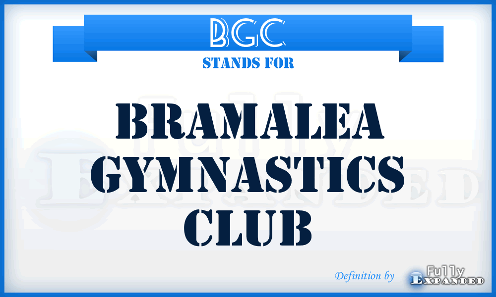 BGC - Bramalea Gymnastics Club