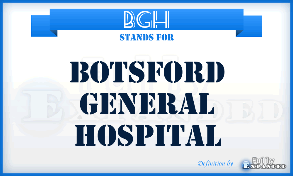 BGH - Botsford General Hospital