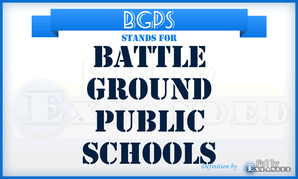 BGPS - Battle Ground Public Schools