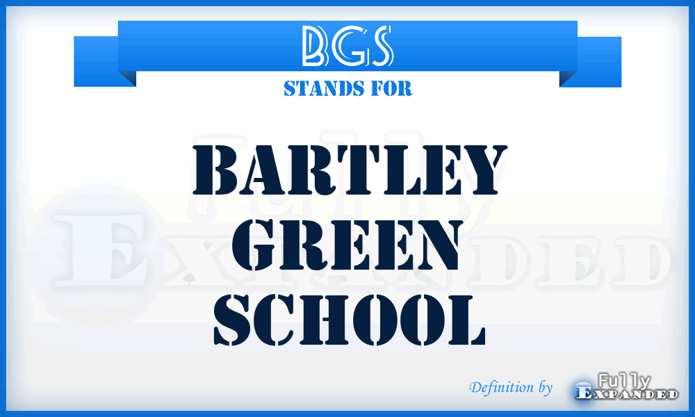 BGS - Bartley Green School