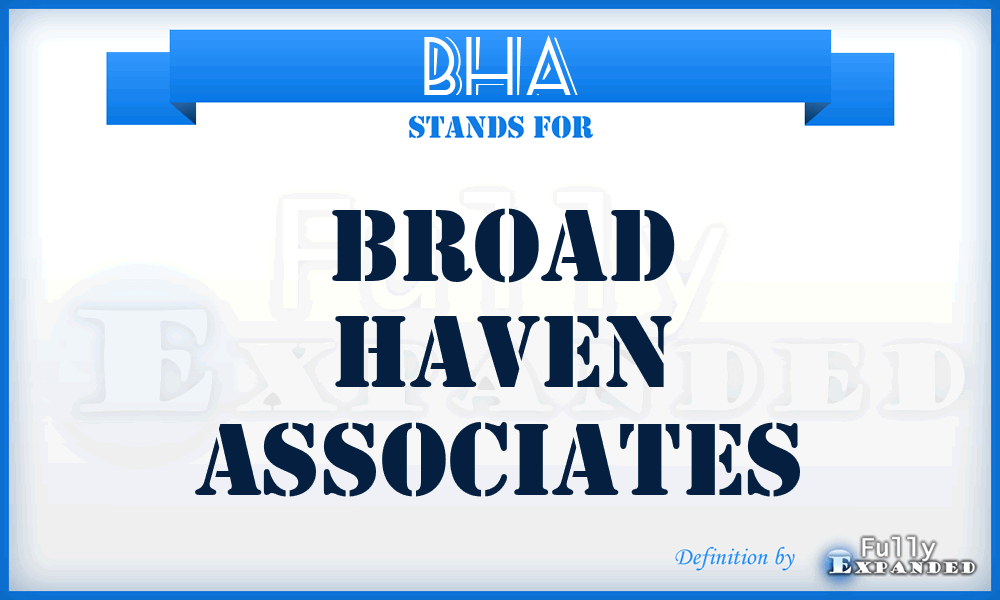 BHA - Broad Haven Associates