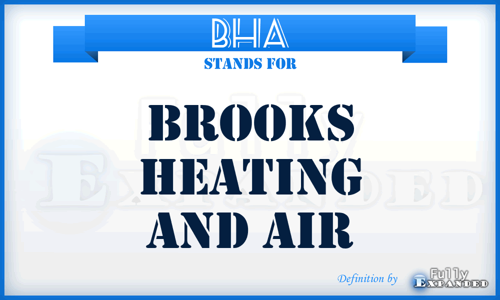 BHA - Brooks Heating and Air