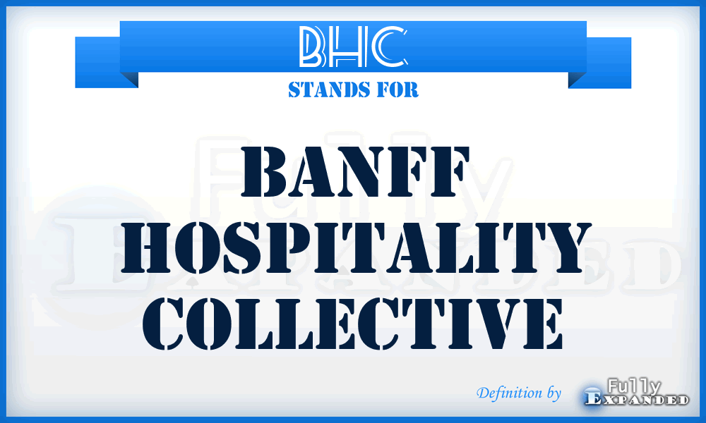 BHC - Banff Hospitality Collective
