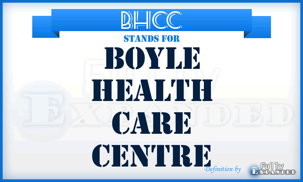 BHCC - Boyle Health Care Centre