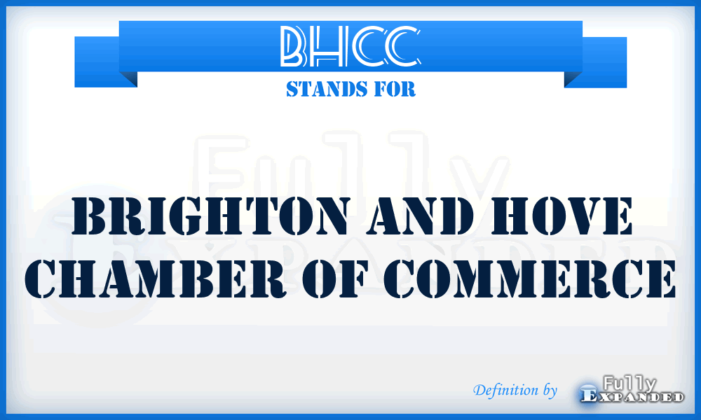 BHCC - Brighton and Hove Chamber of Commerce