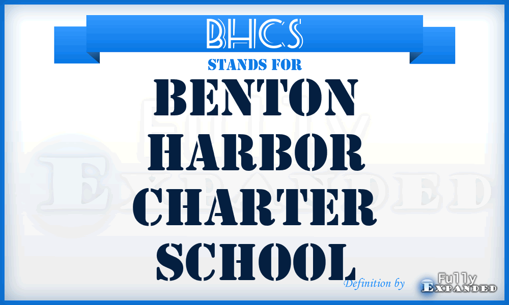 BHCS - Benton Harbor Charter School