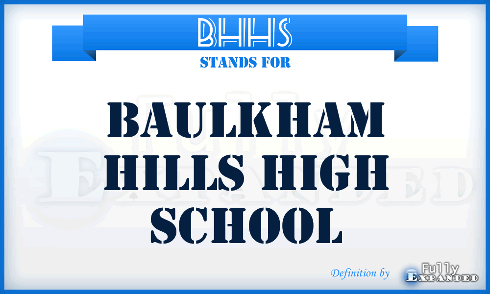 BHHS - Baulkham Hills High School