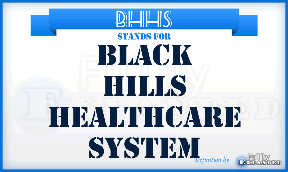 BHHS - Black Hills Healthcare System