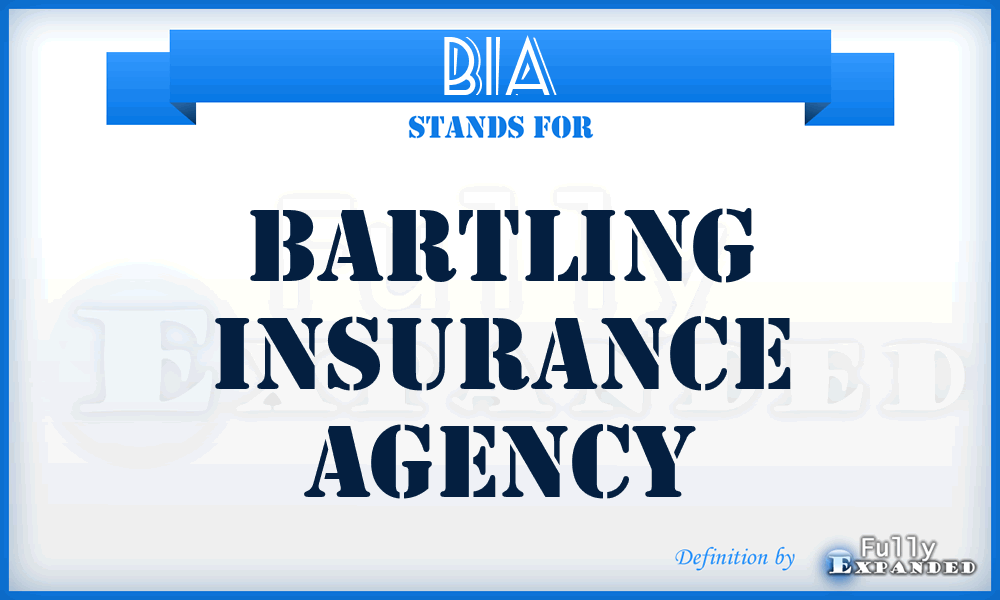 BIA - Bartling Insurance Agency