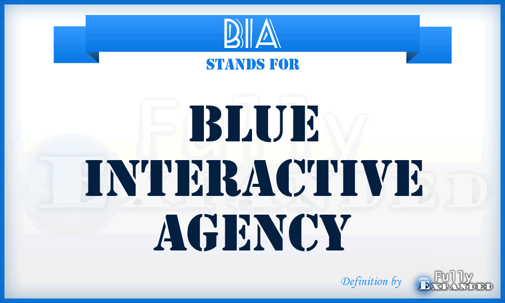 BIA - Blue Interactive Agency