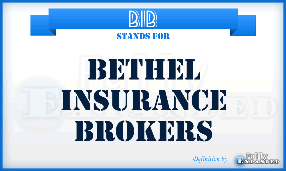 BIB - Bethel Insurance Brokers