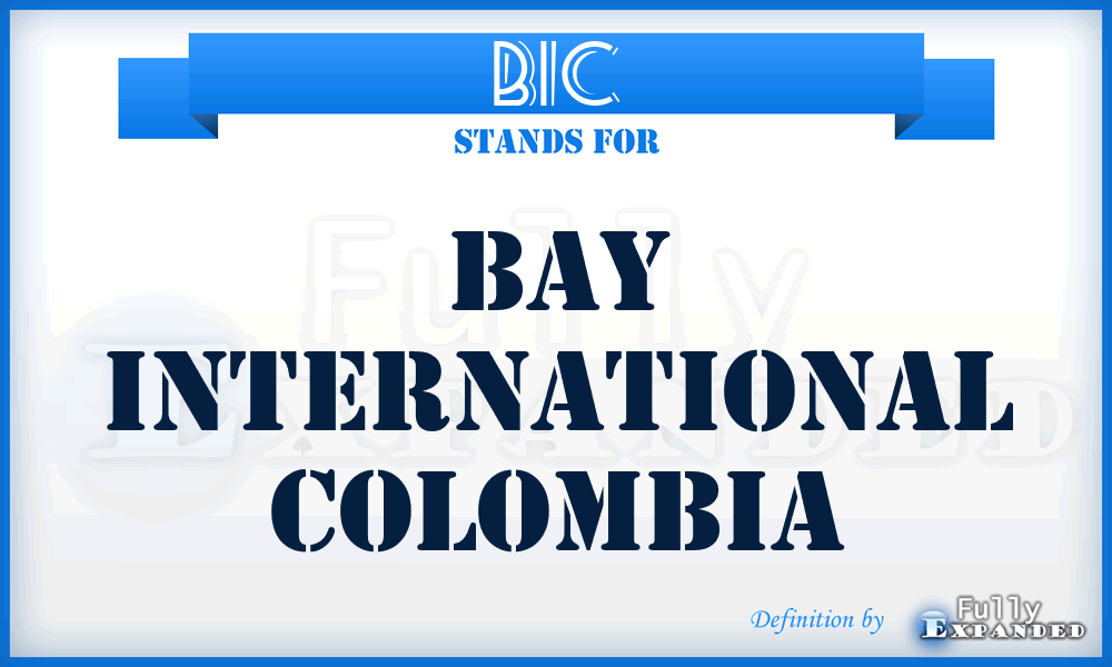 BIC - Bay International Colombia