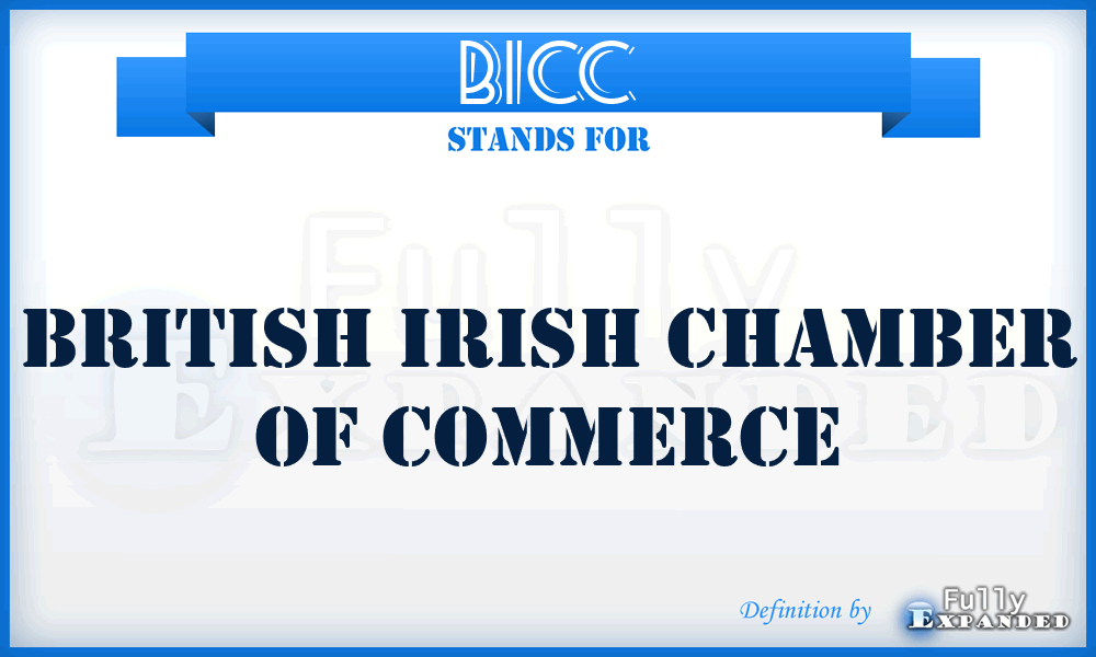 BICC - British Irish Chamber of Commerce