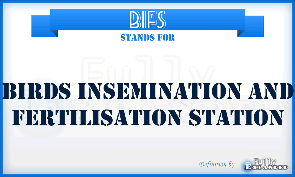 BIFS - Birds Insemination and Fertilisation Station