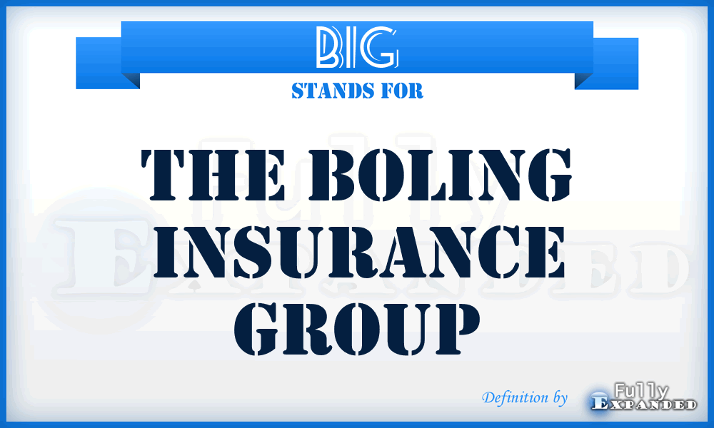 BIG - The Boling Insurance Group